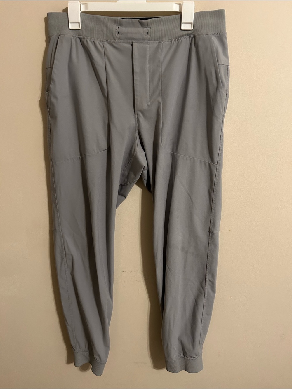 Mens light gray lululemon joggers